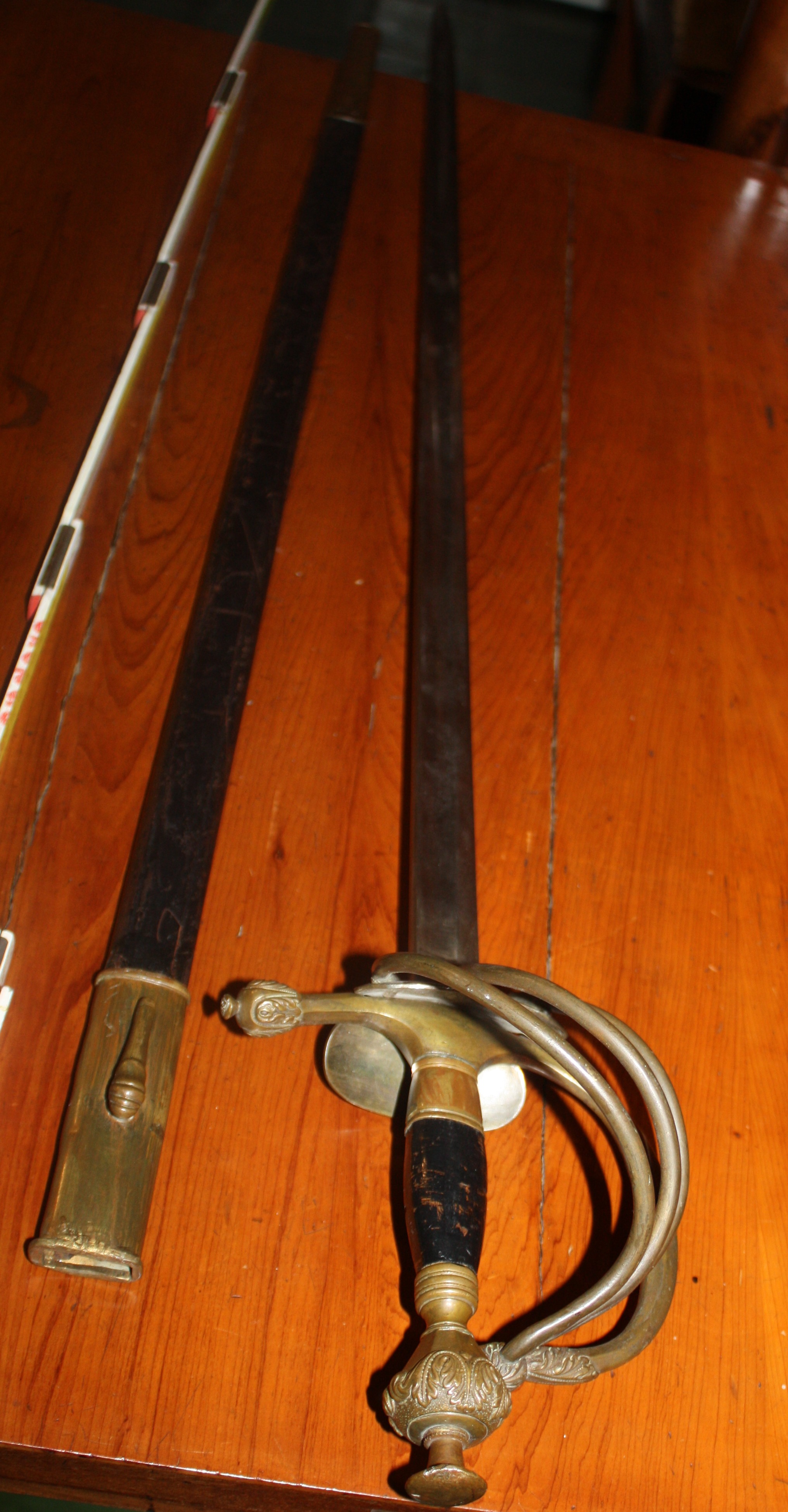 A 19th century Prussian infantry officers sword, old form