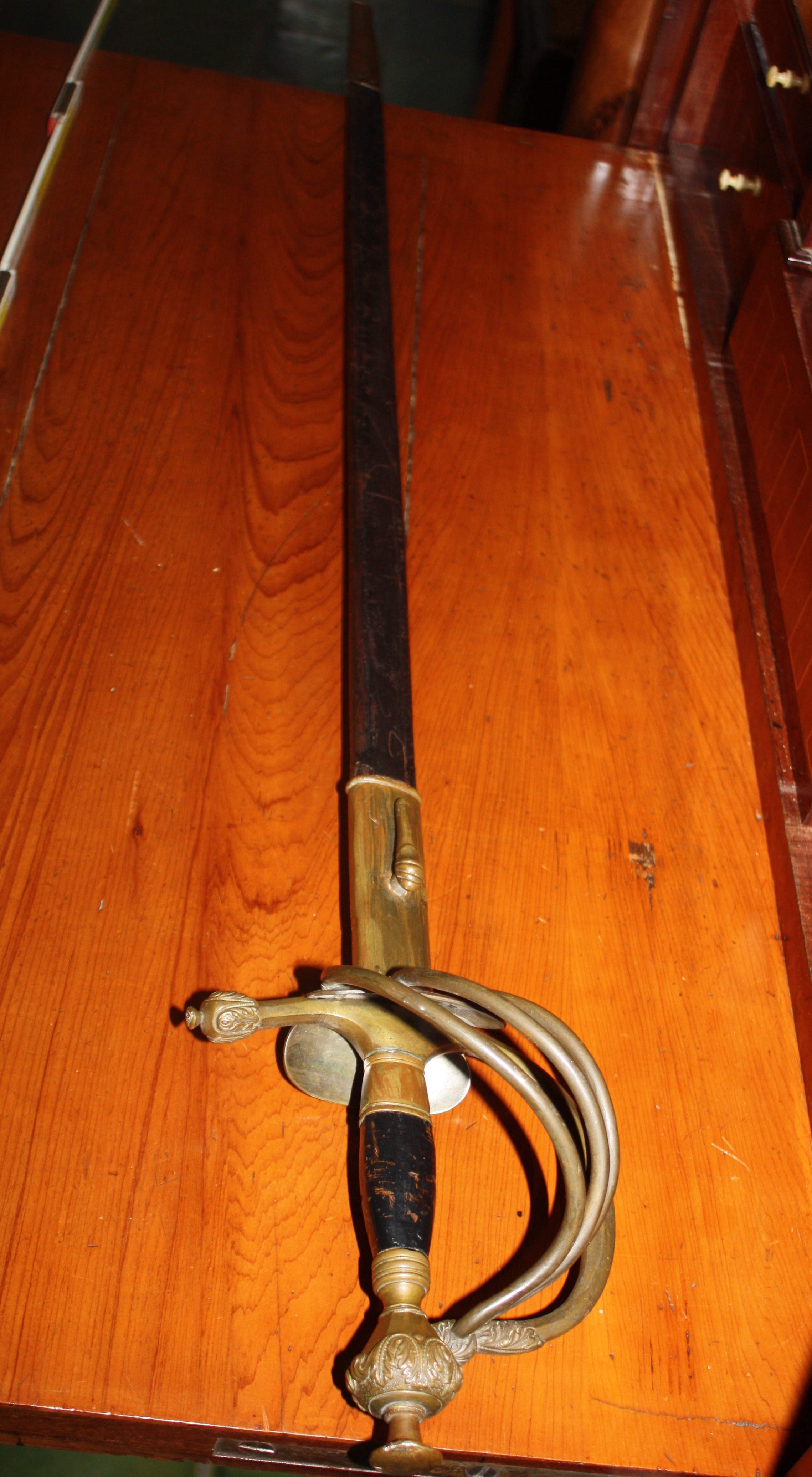 A 19th century Prussian infantry officers sword, old form
