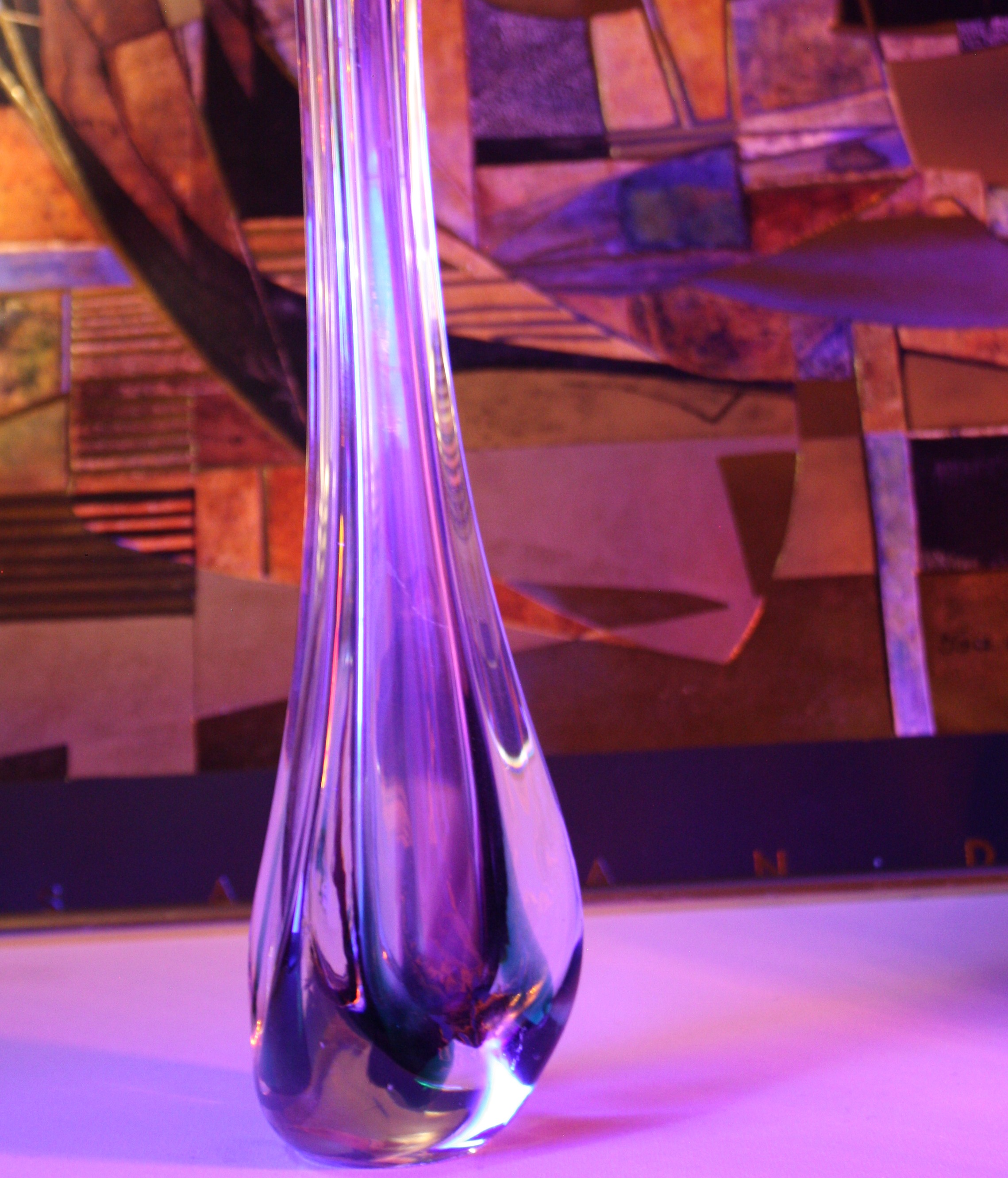 A Design Glass Vase, Max Verboeket, Maastricht
