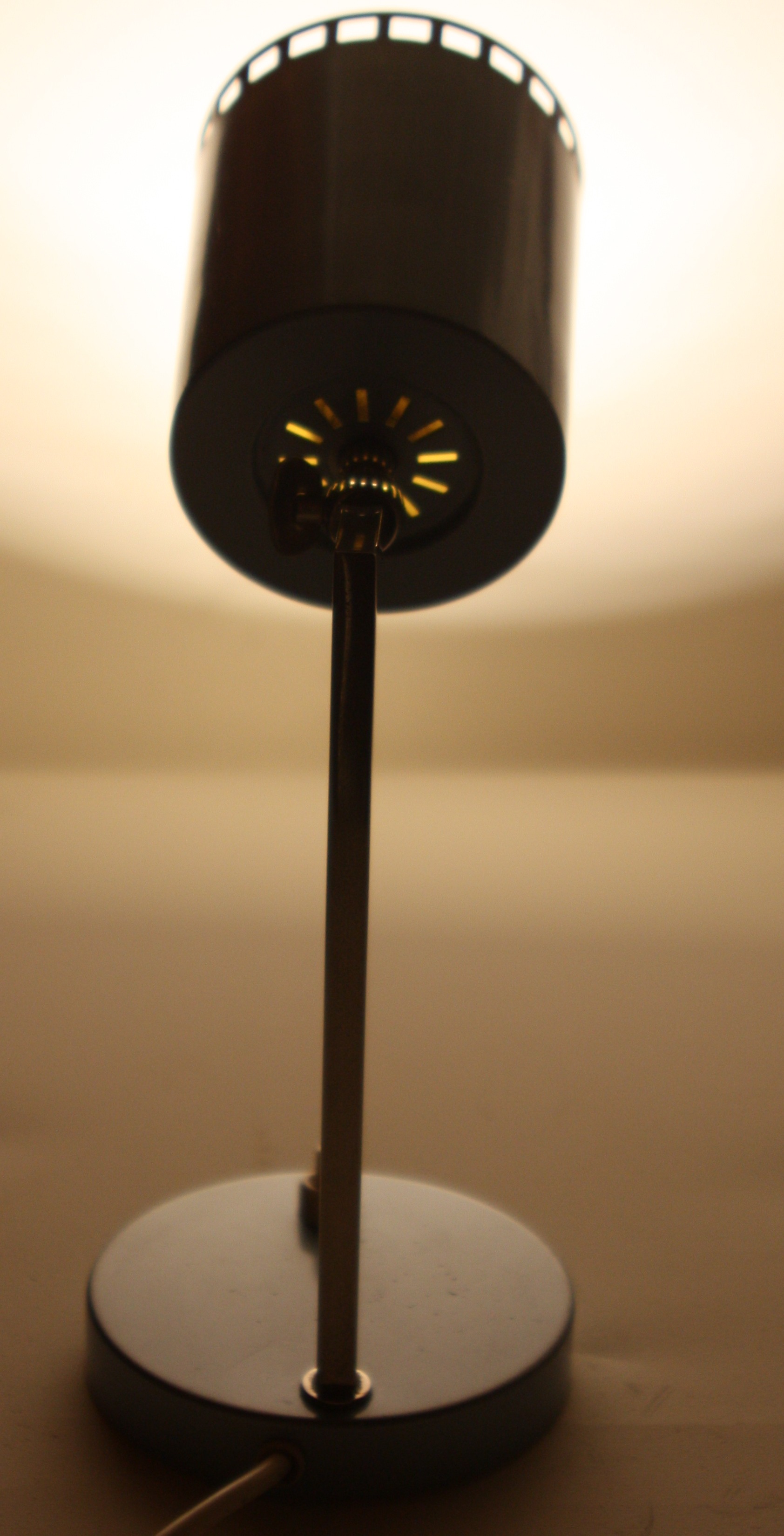 A small Mid-Century table lamp, Space Age Design, 1960's