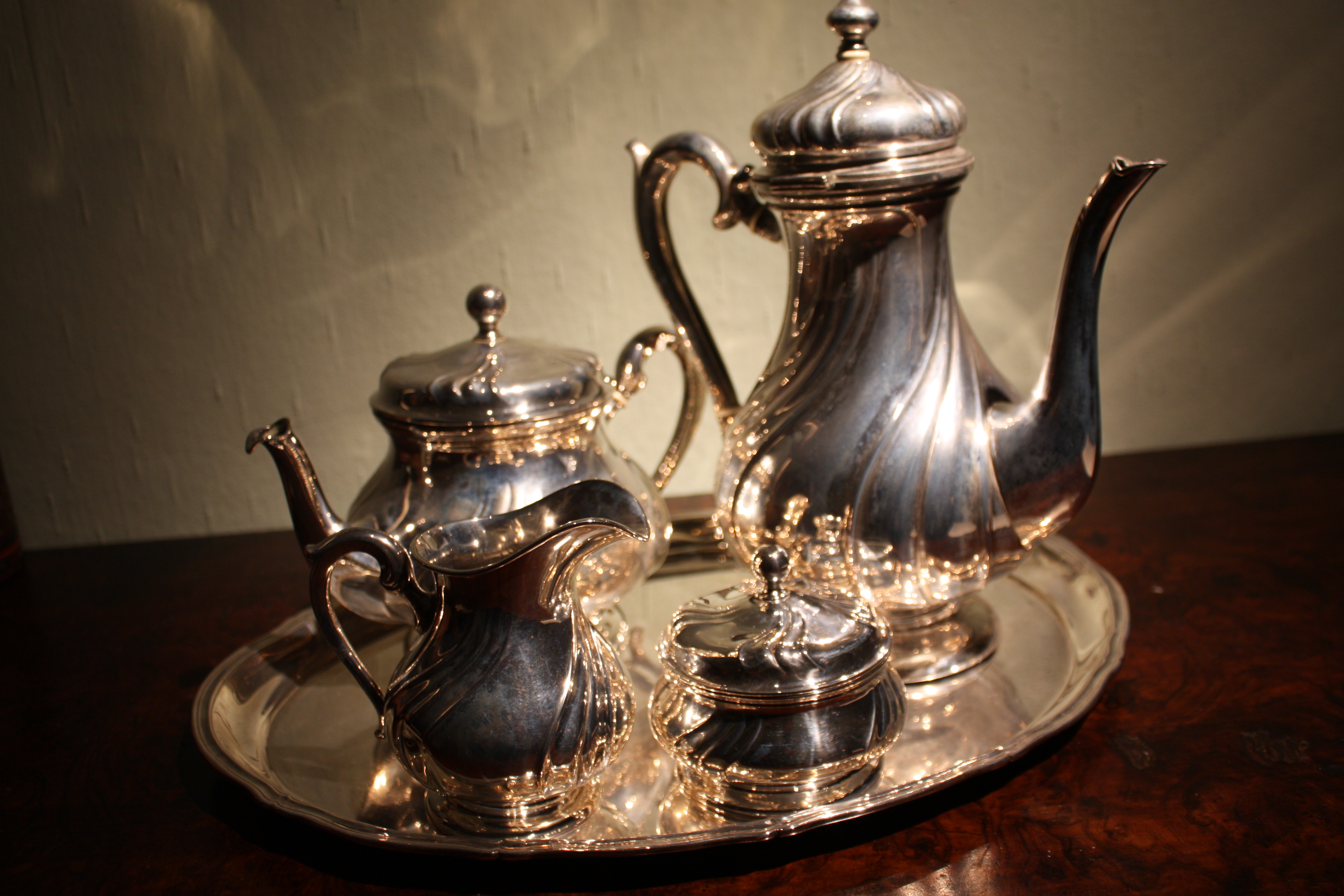 Silver Tea and Coffee Sets, flatware and other silver works