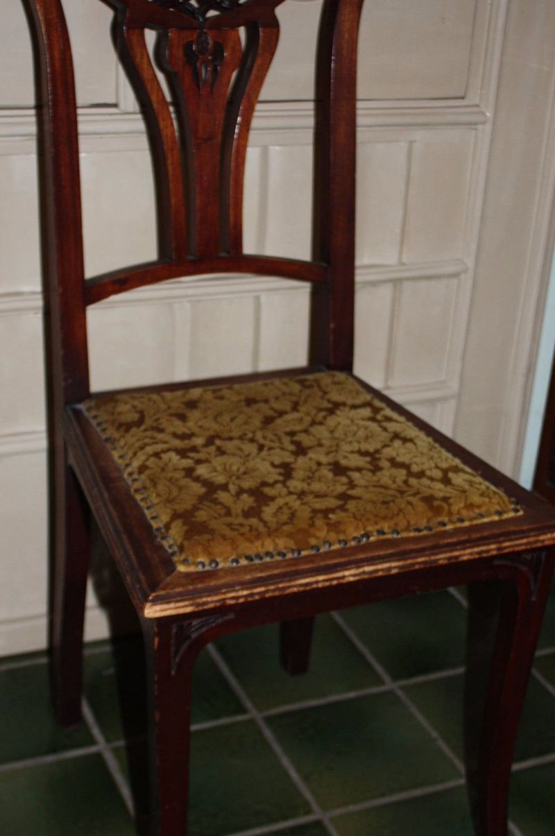 A rare german 1910 Art Nouveau chair